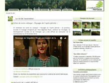 Tablet Screenshot of lacompagniedupaysage.fr